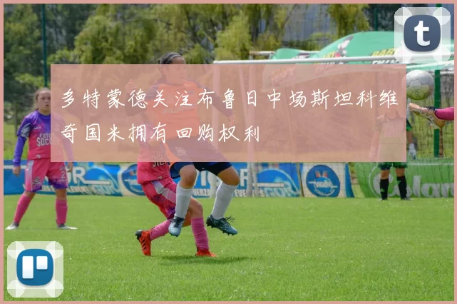 多特蒙德关注布鲁日中场斯坦科维奇国米拥有回购权利